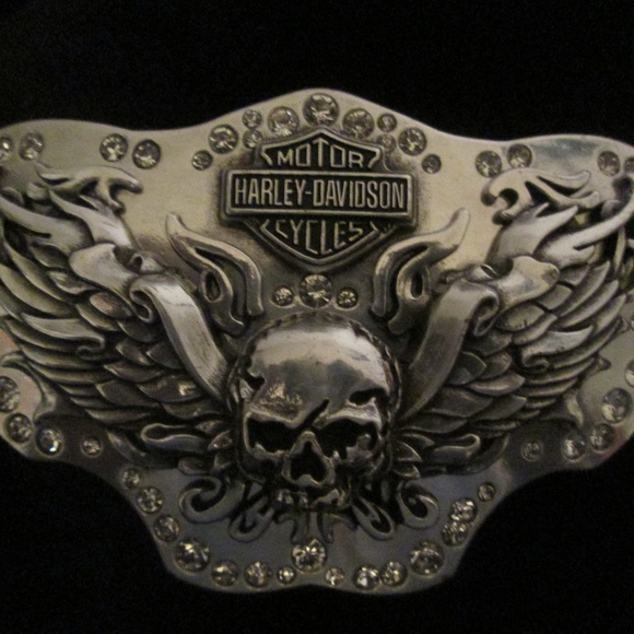 LADIES HARLEY DAVIDSON BELT BUCKLE.. - Picture 2 of 2